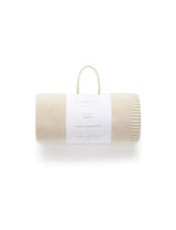 Essentials Textured Blanket | Wheat Melange