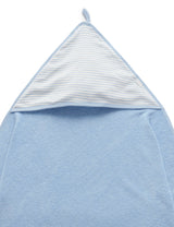 Hooded Towel | Blue Melange