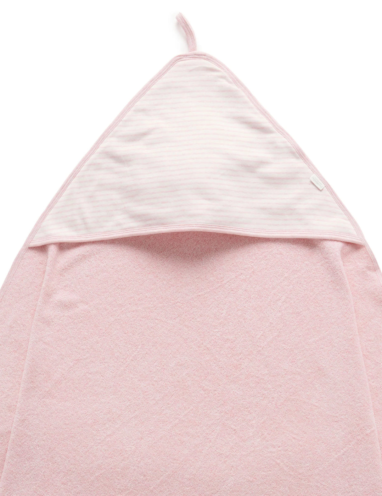 Hooded Towel | Pale Pink Melange