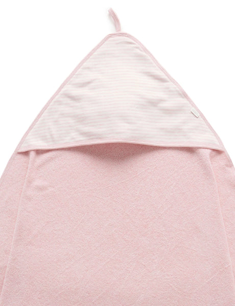 Hooded Towel | Pale Pink Melange