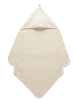 Hooded Towel | Wheat Melange