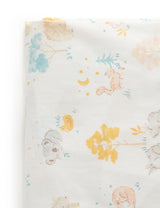 Poplin Printed Fitted Cot Sheet | Little Nap
