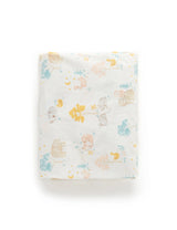 Poplin Printed Fitted Cot Sheet | Little Nap