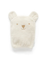 Bath Mitt | Wheat Melange Bear