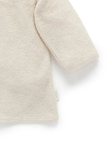 Hooded Bathrobe | Wheat Melange Bear