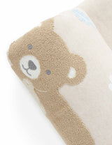 Embroidered Lined Blanket | Little Wheat Bear