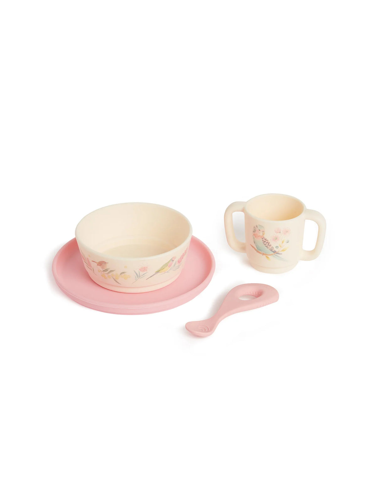 Silicone Feeding Set | Aviary Garden