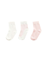 3 Pack Socks | Pale Pink Melange