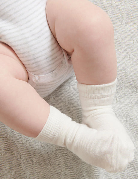 3 Pack Socks | White
