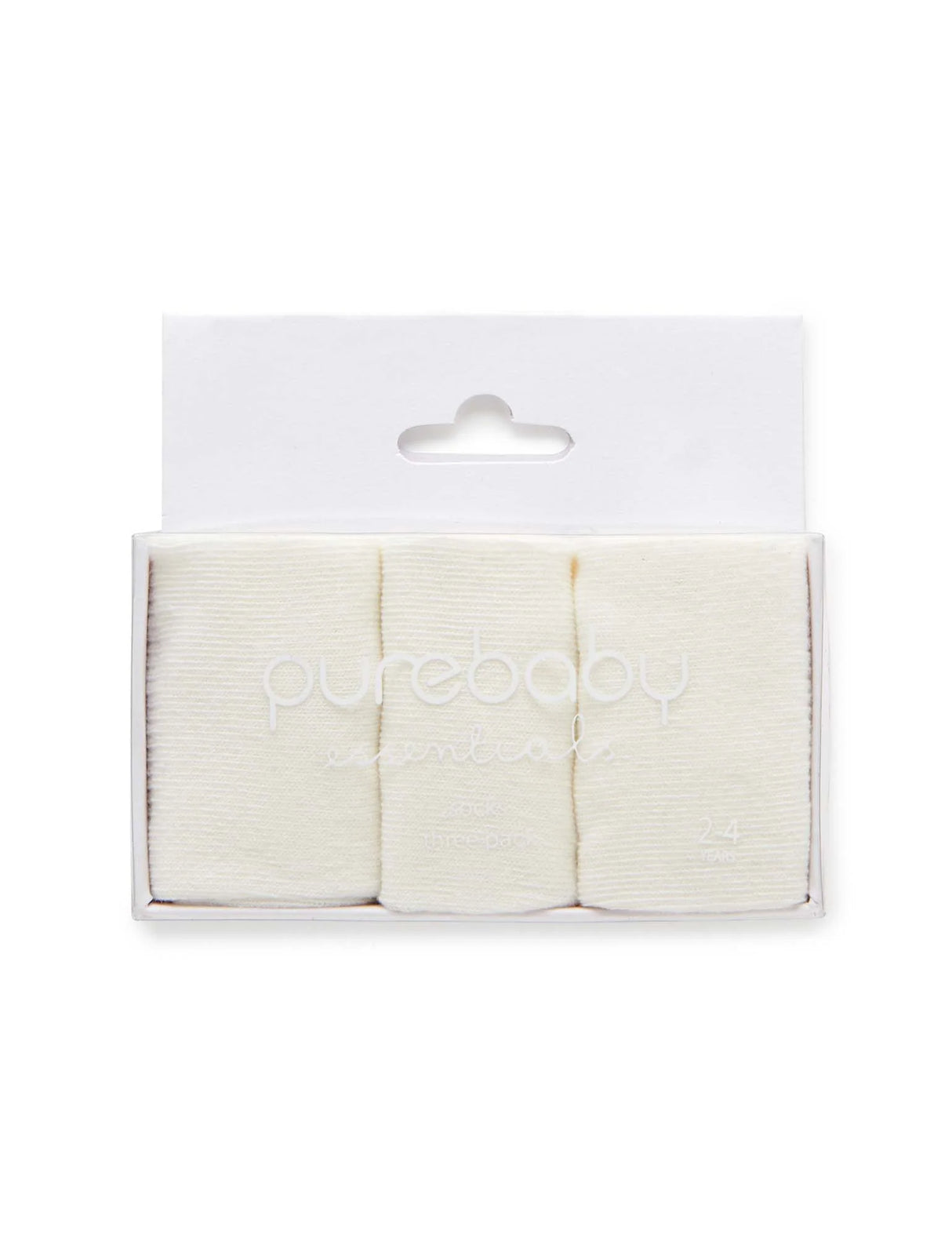 3 Pack Socks | White