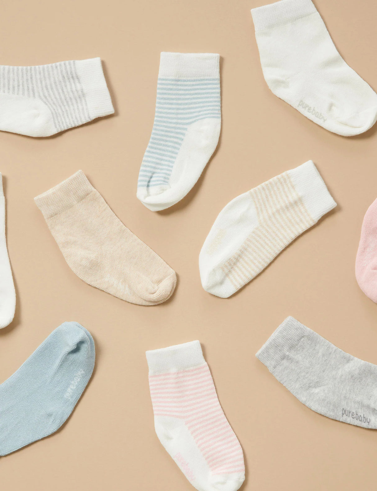 3 Pack Socks | Wheat & Vanilla