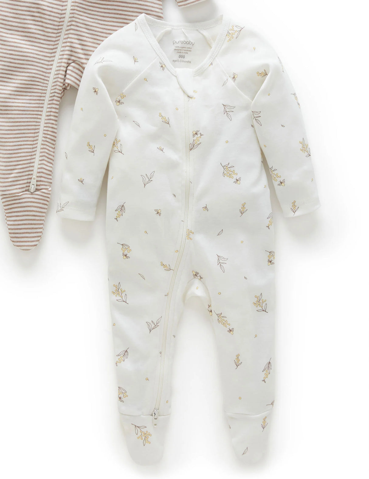 2 Pack Zip Growsuit | Wattle Bee