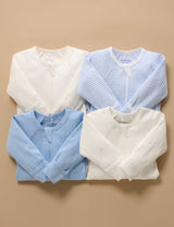 4 Pack Zip Growsuit | Pale Blue Bear