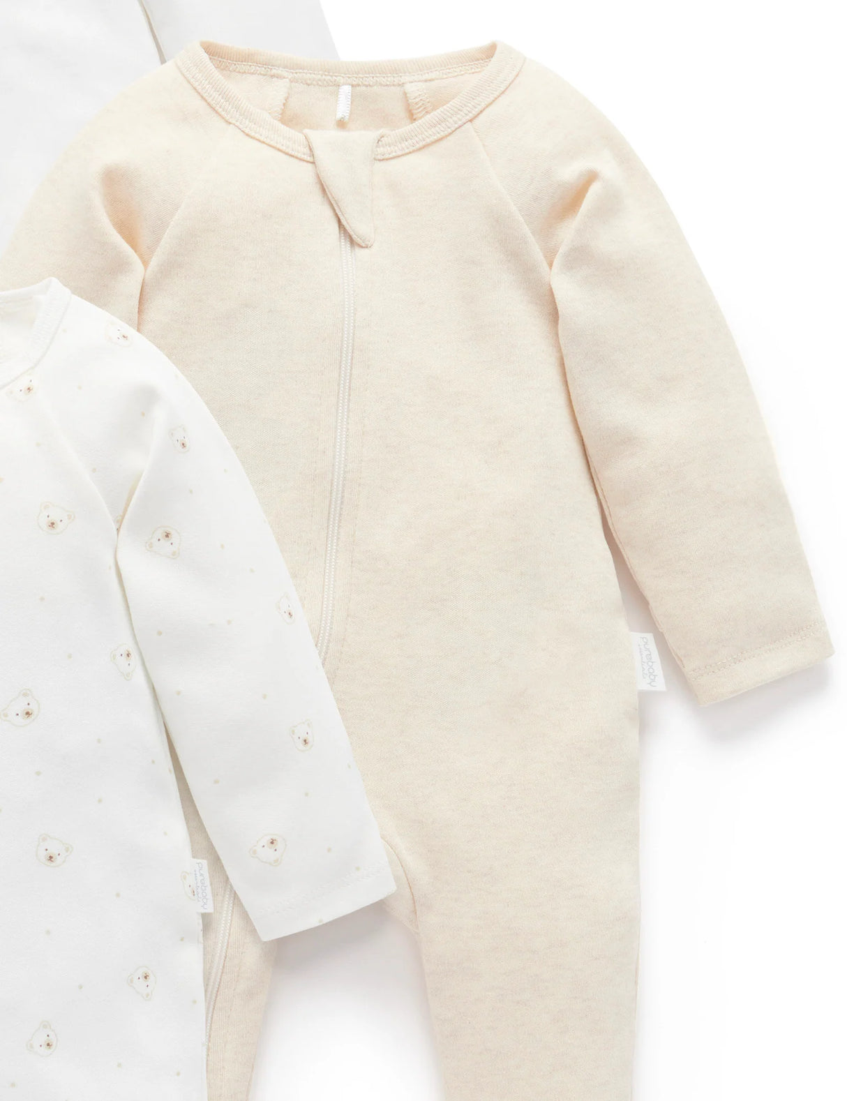 4 Pack Zip Growsuit | Vanilla Bear