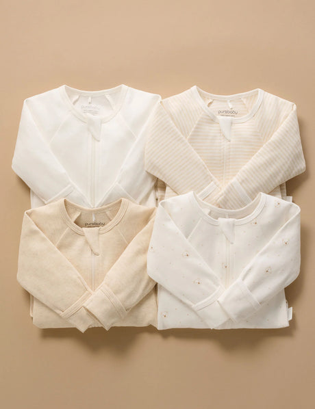 4 Pack Zip Growsuit | Vanilla Bear