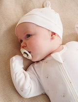 Zip Growsuit & Hat Set | Vanilla Bear