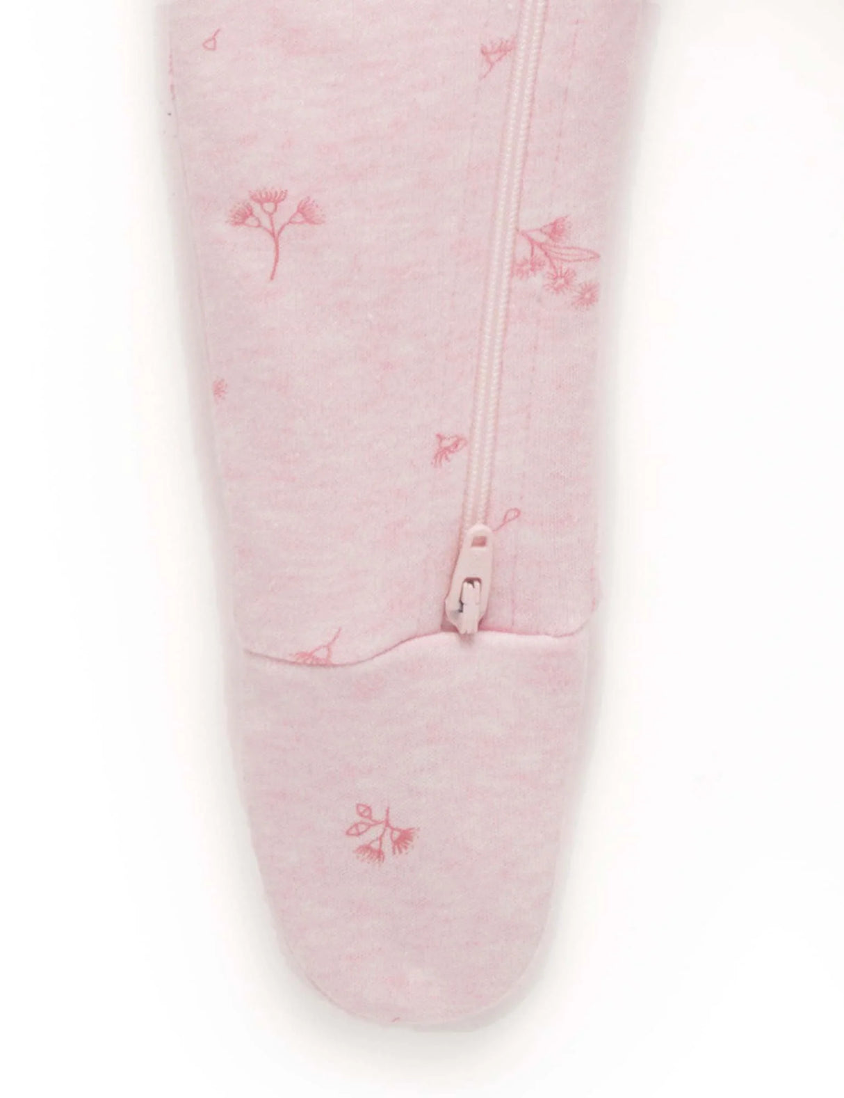 Zip Growsuit & Headband Set | Pale Pink Blossom