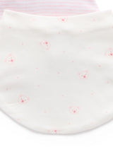 2 Pack Dribble Bib | Pink Bear