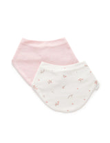 2 Pack Dribble Bib | Vanilla Blossom