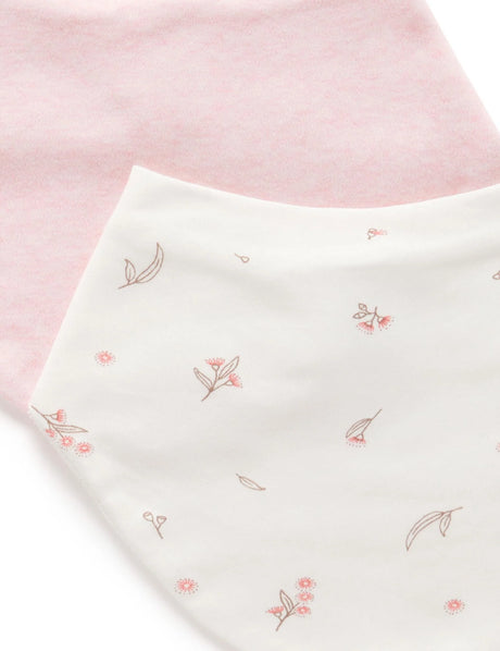 2 Pack Dribble Bib | Vanilla Blossom