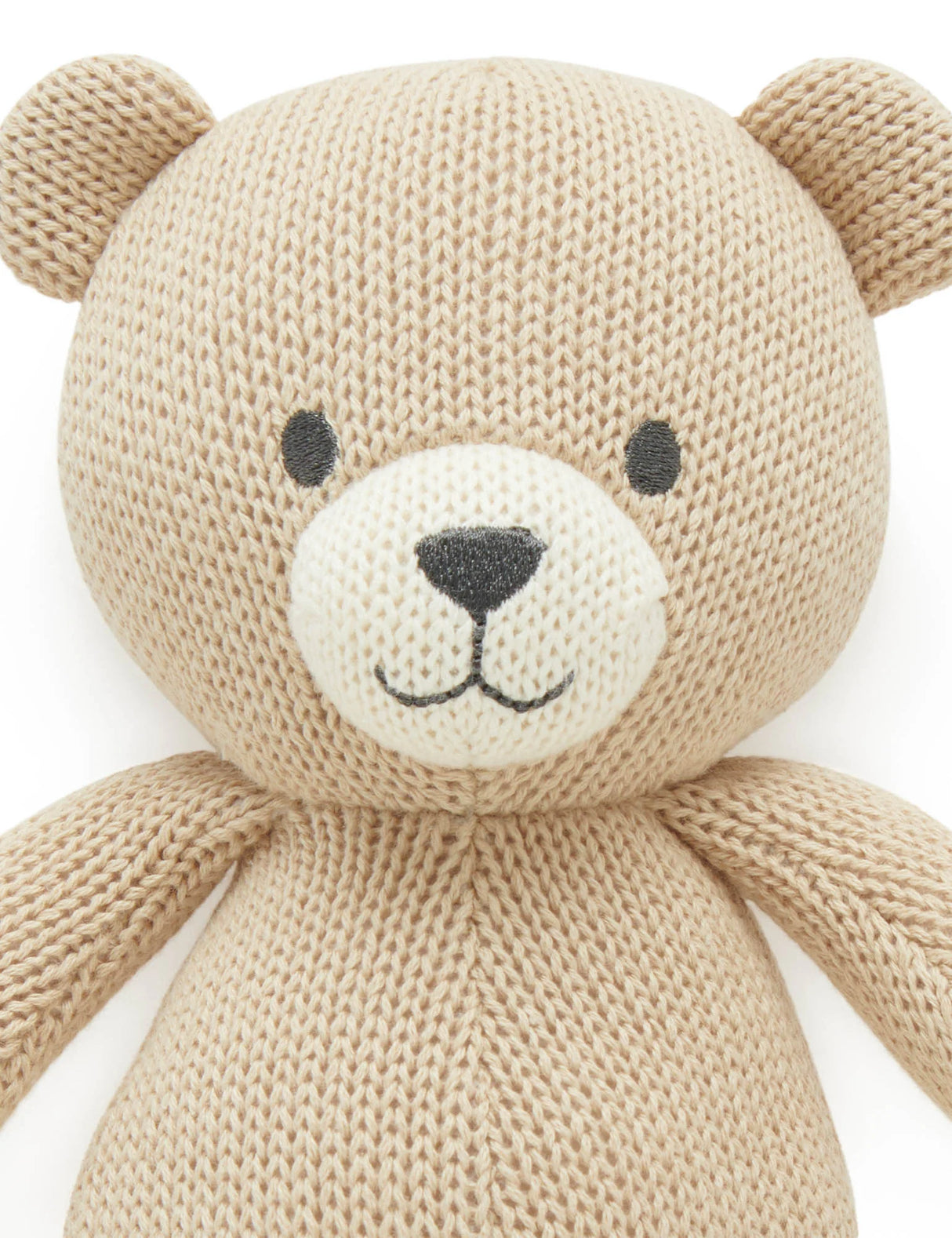 Knitted Bear Toy | Camel