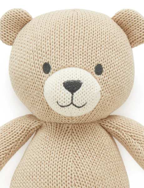 Knitted Bear Toy | Camel