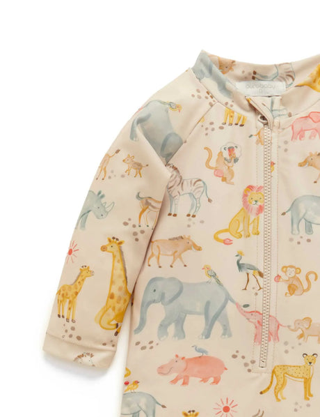 Long Sleeve Rashie Sunsuit | Savanna