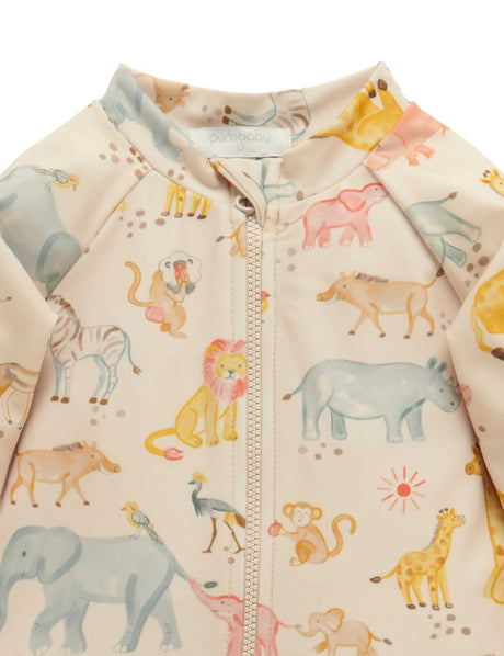 Long Sleeve Rashie Sunsuit | Savanna