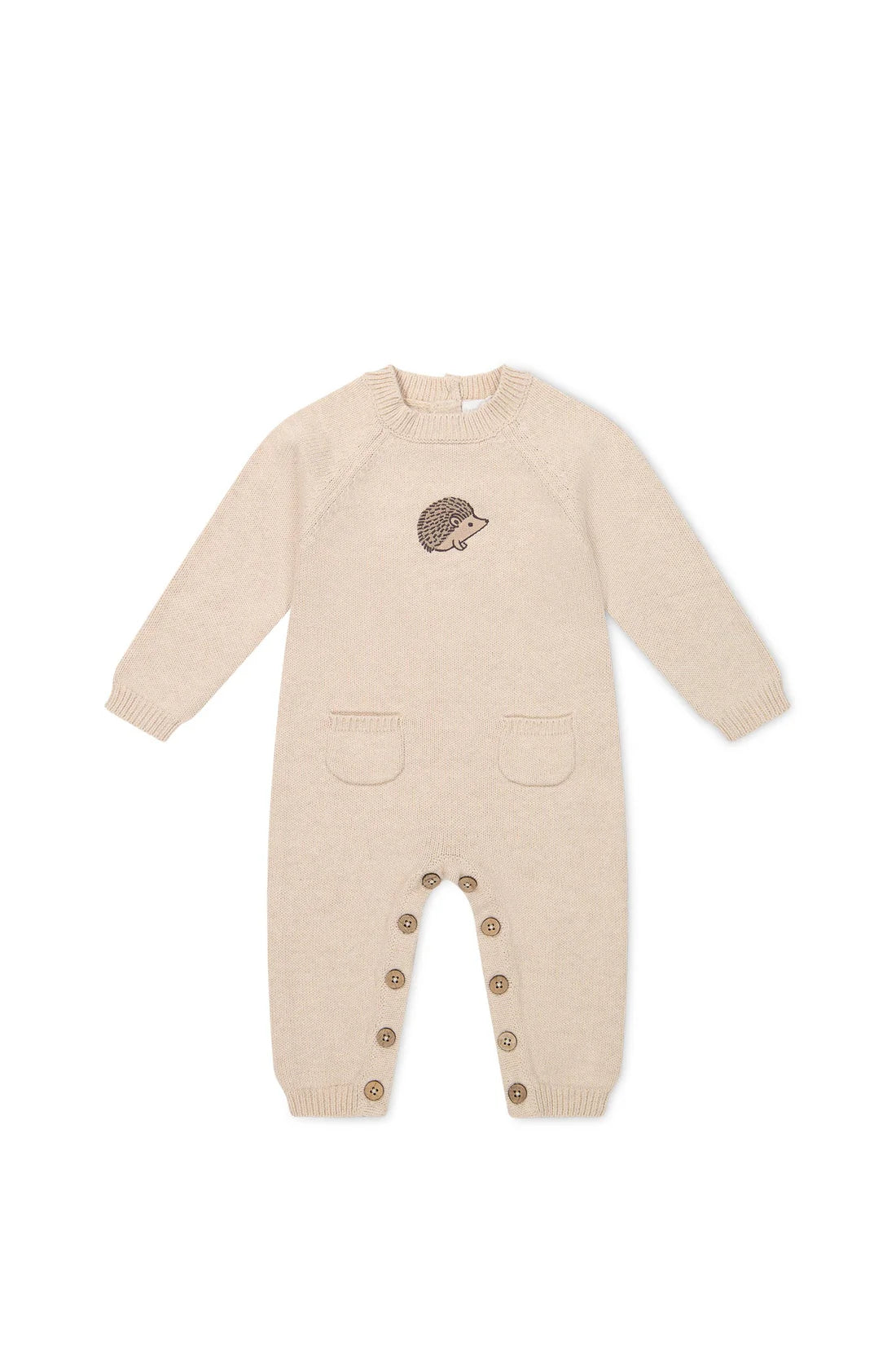 Theo Onepiece | Oatmeal Marle Hedgehog