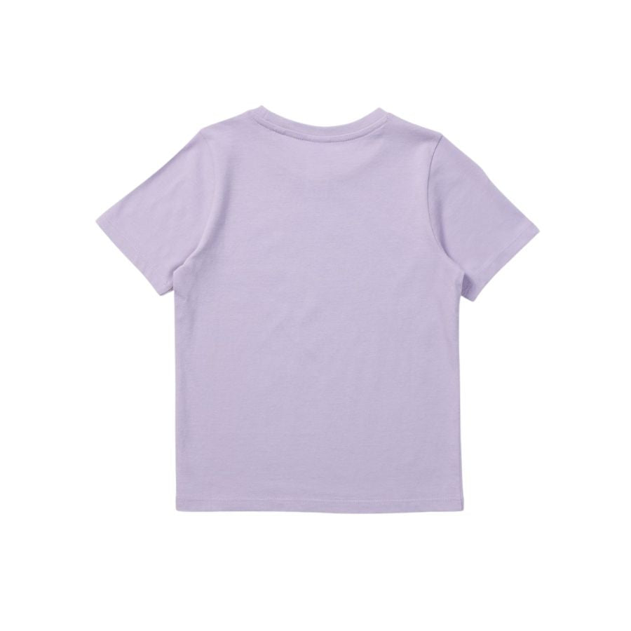 Kids Unicorn Print Tee | Pastel Lilac