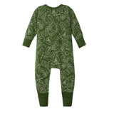 Wondercool Zip Wondersuit | Camp Bonds Outline Khaki