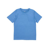 Kids Short Sleeve Plain Tee | Mid Blue