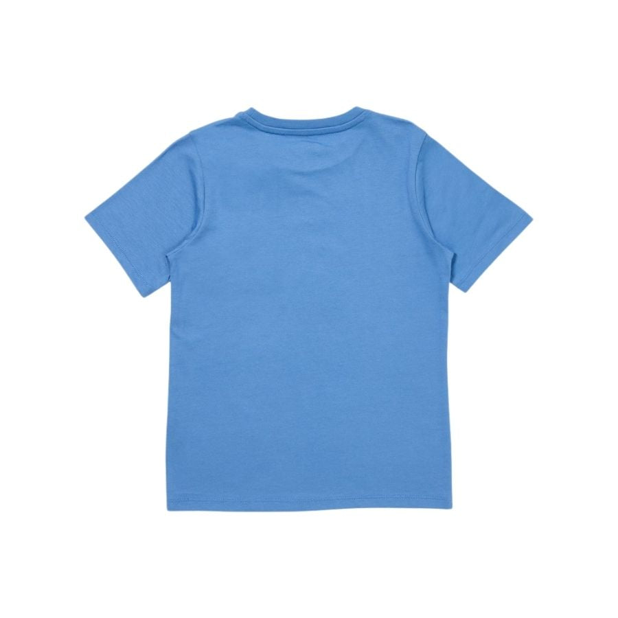 Kids Short Sleeve Plain Tee | Mid Blue