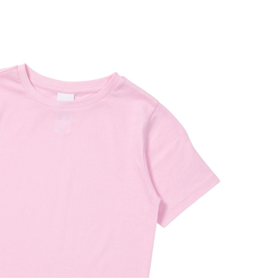 Kids Short Sleeve Plain Tee | Sweet Lilac