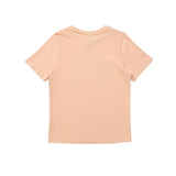 Kids Petite Fleur Print Tee | Peach Parfait
