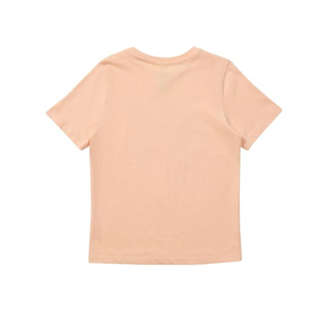 Kids Petite Fleur Print Tee | Peach Parfait
