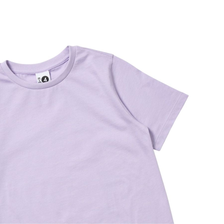 Kids Plain Tee | Pastel Lilac