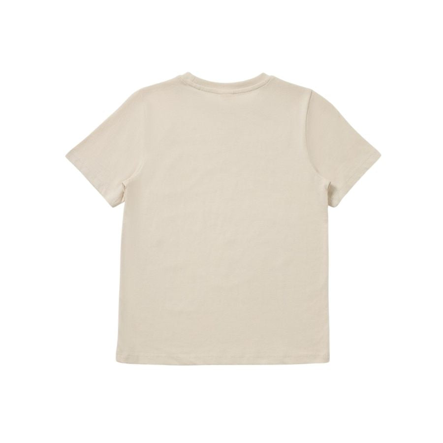 Kids Monster Truck Print Tee | Stone