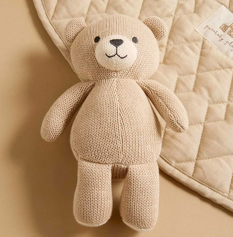 Knitted Bear Toy | Camel