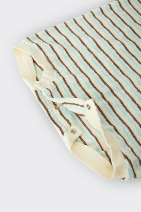 Bonds Terry Slouchy Suit | Bonds Summer Stripe Blue