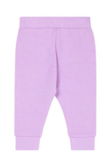 Baby Tech Trackie | Cotton Purple Pansy