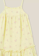 Alice Sleeveless Dress | Baby Yellow / Sally Floral