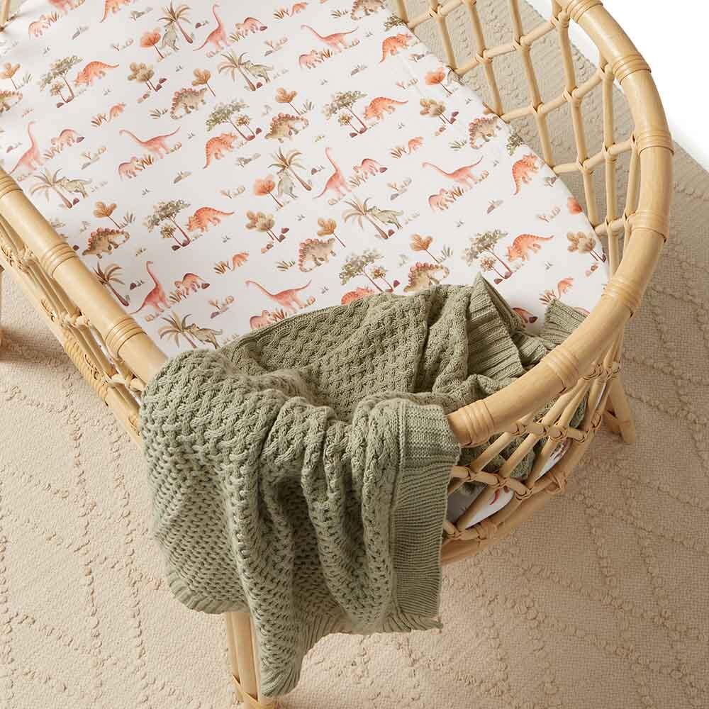 Diamond Knit Organic Baby Blanket | Dewkist