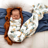 Organic Muslin Wrap | Garden Bee