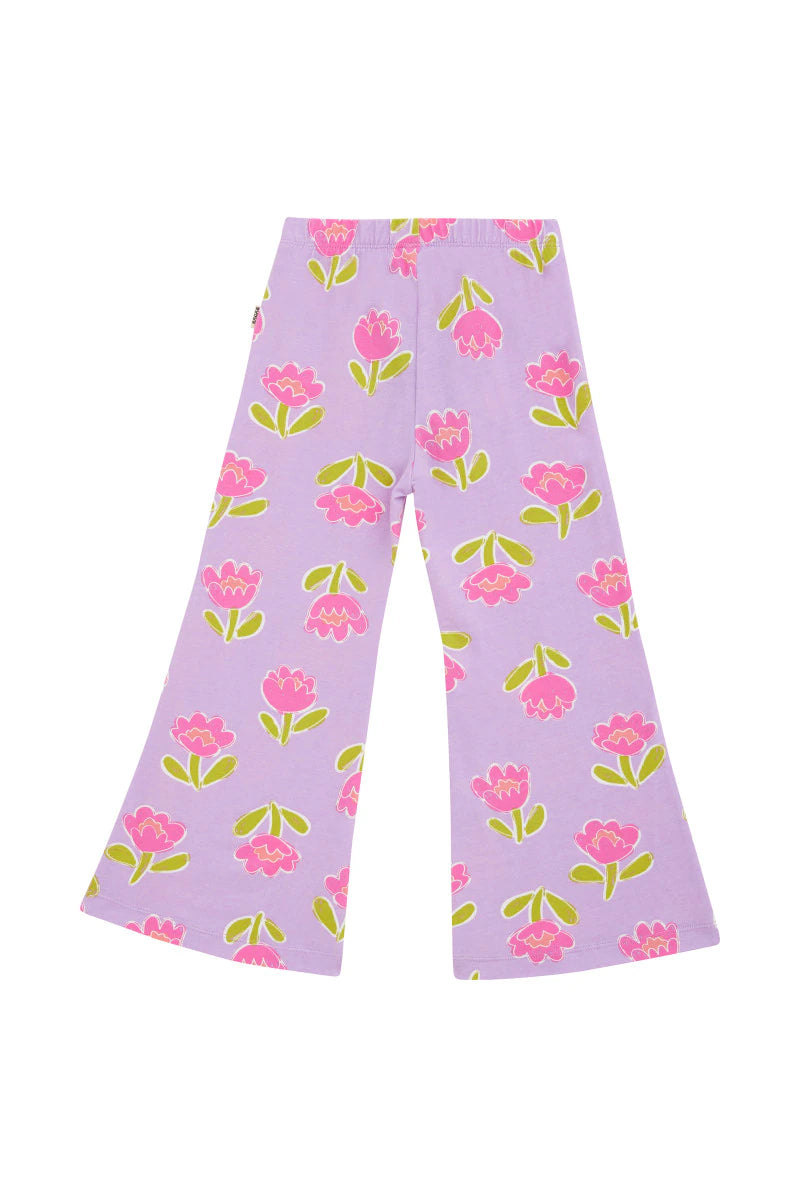 Girls Flared Legging | Sunlit Petals