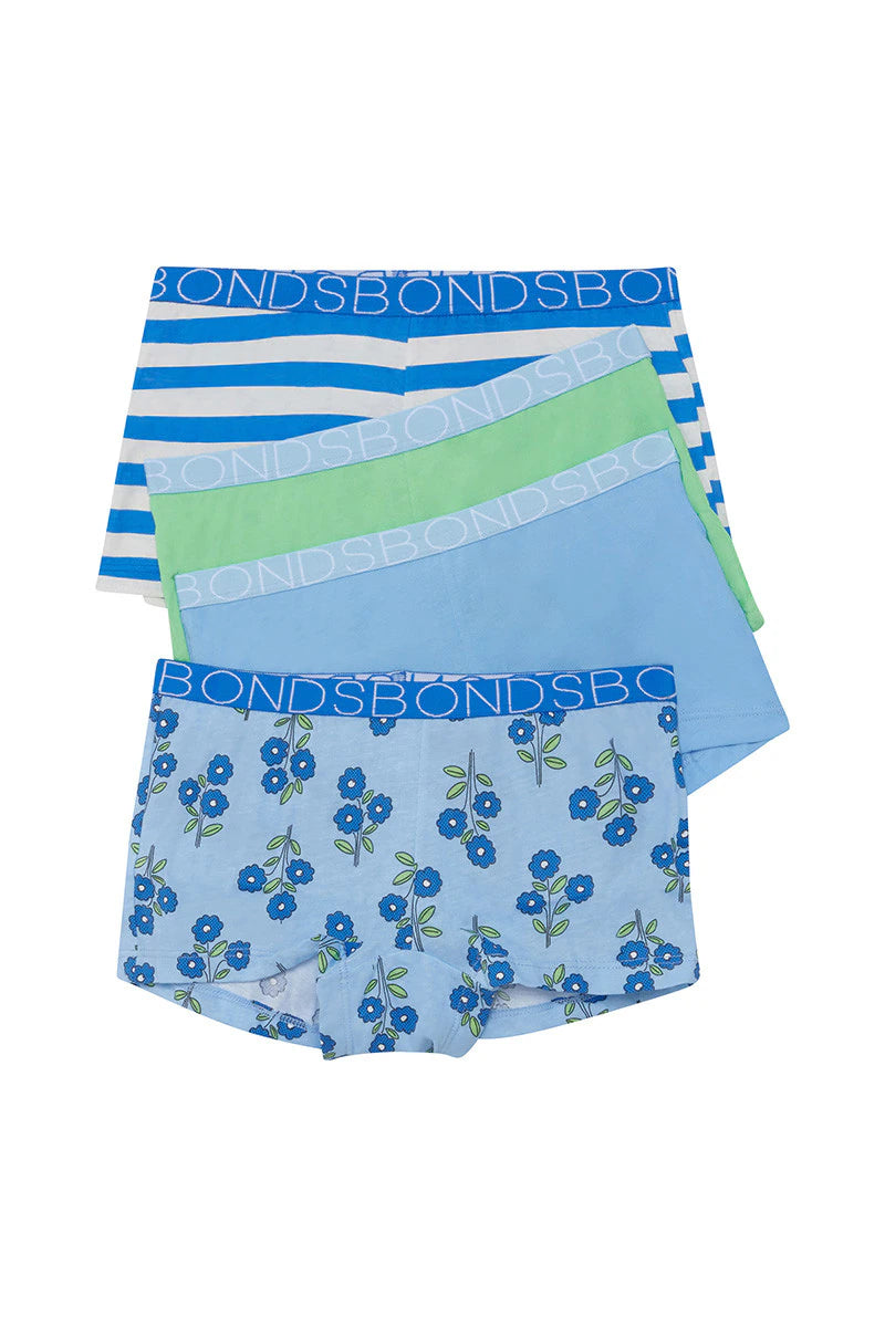 Girls Shortie 4 Pack | Gareden Bouquet