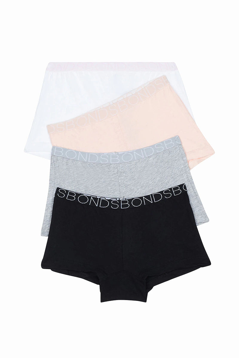 2 Pk bonds girls sports undies underwear stretchies shortie