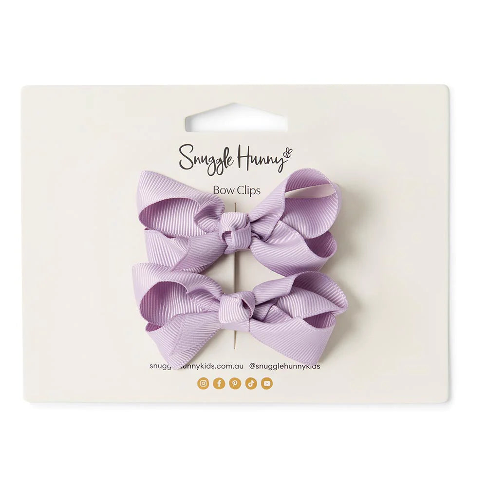 Piggy Tail Hair Clips (Pair) | Lilac