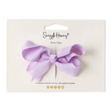 Bow Hair Clip | Soft Violet