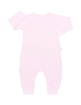 Logo Fleece Zip Wondersuit | Pink Peony